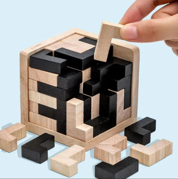 3D Cube Puzzle Luban Toy