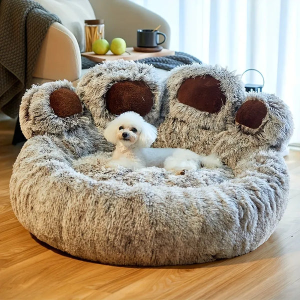 Pet Bear Paw Shape House Bed