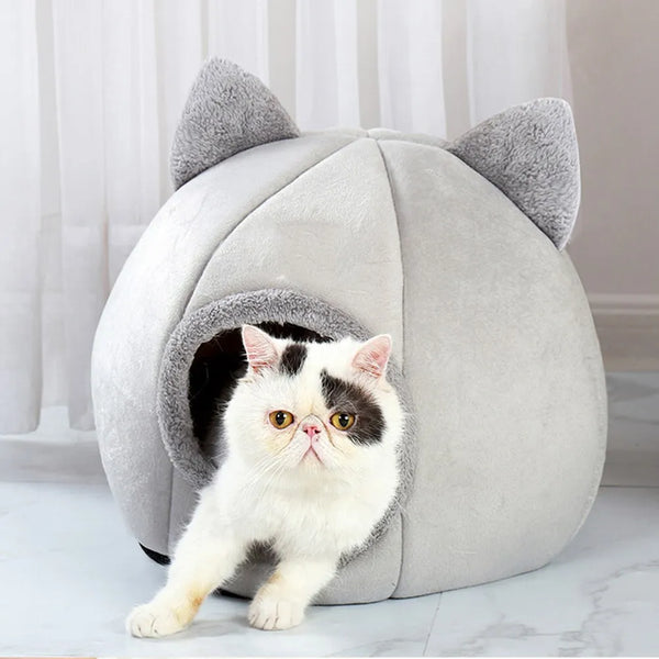 Cozy Animal-Themed Cat House