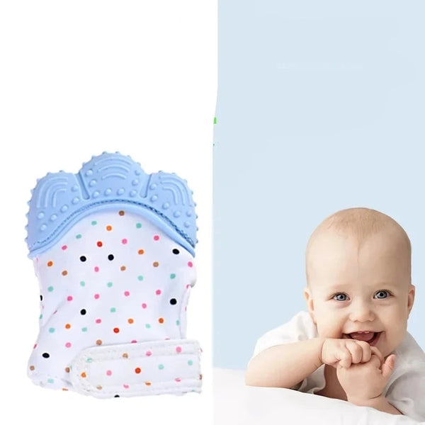 SILICONE BABY TEETHER GLOVES