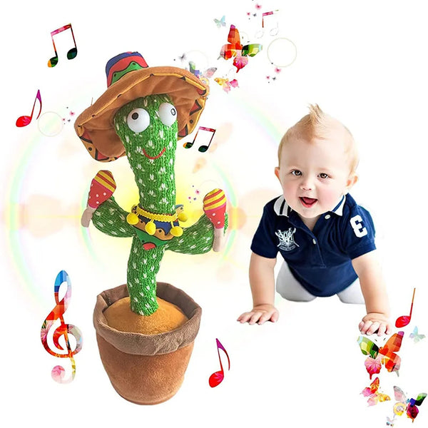 Dancing Cactus Toy with Music & Light